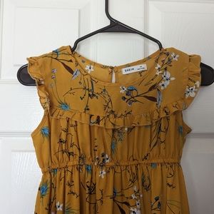 SHEIN GIRLS FLORAL DRESS SIZE 140 (9/10)